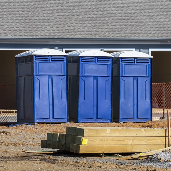 do you offer hand sanitizer dispensers inside the portable restrooms in Markleysburg